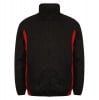 Shower Proof Tracksuit Top Black-Red