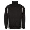 Shower Proof Tracksuit Top Black-Silver