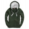 Premium Zip Hoodie Bottle Green