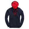 Heavyweight OH Contrast Hoodie Navy-Red