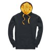 Heavyweight OH Contrast Hoodie Navy-Yellow