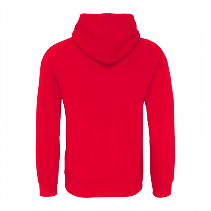 Heavyweight OH Contrast Hoodie Red-Yellow