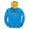 Heavyweight OH Contrast Hoodie Turquoise-Yellow
