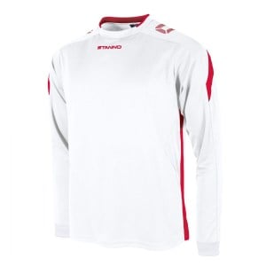 Stanno Drive Long Sleeve Shirt White-Red