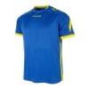 Stanno Drive Short Sleeve Shirt Blue-Yellow