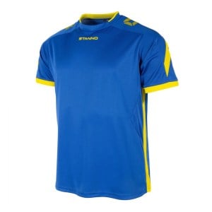 Stanno Drive Short Sleeve Shirt Blue-Yellow