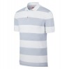 Nike Slim Stripe Golf Polo Sky Grey-White-White