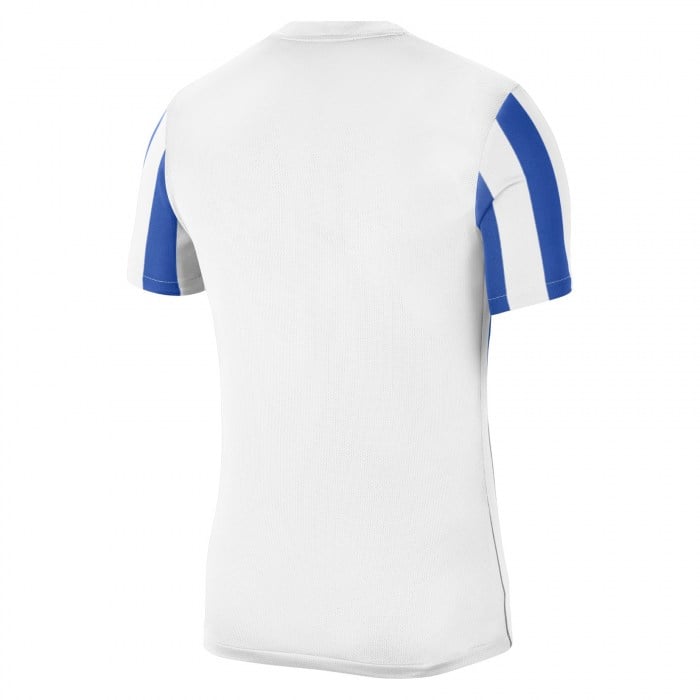 Nike Striped Division IV Short Sleeve Jersey White-Royal Blue-Black