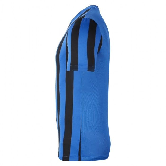 Nike Striped Division IV Short Sleeve Jersey Royal Blue-Black-White