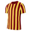 Nike Striped Division IV Short Sleeve Jersey University Red-Tour Yellow-White