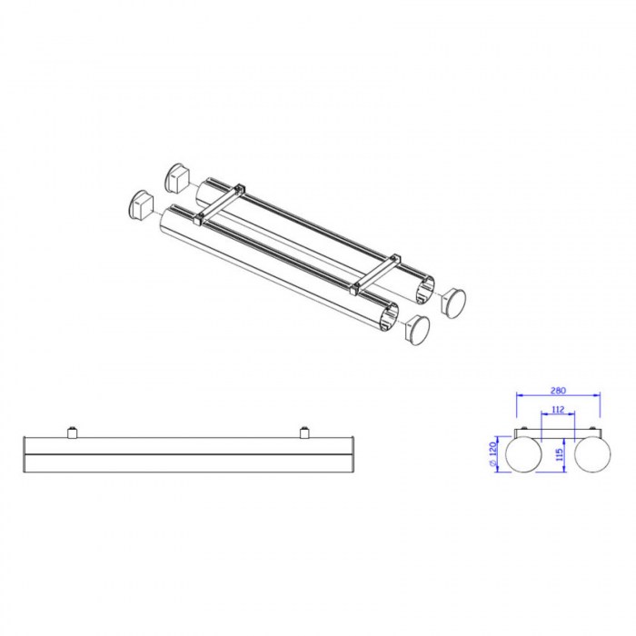 POWERSHOT ALUMINIUM BALLAST FOR 11-A-SIDE FOOTBALL GOAL
