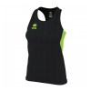 Errea Smith Singlet (W) Black-Green Fluo