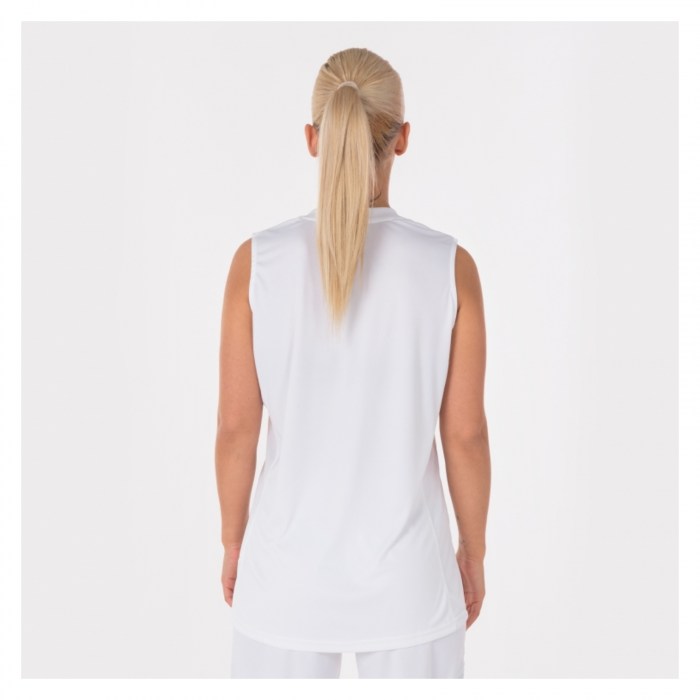 Joma Cancha III Sleeveless T-shirt White