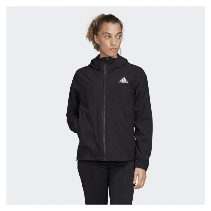 Adidas-LP Womens 3-Stripes RAIN RDY Jacket (W)