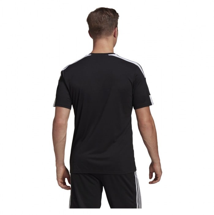 Adidas Squadra 21 Short Sleeve Shirt (M) Black-White