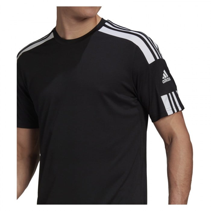 Adidas Squadra 21 Short Sleeve Shirt (M) Black-White