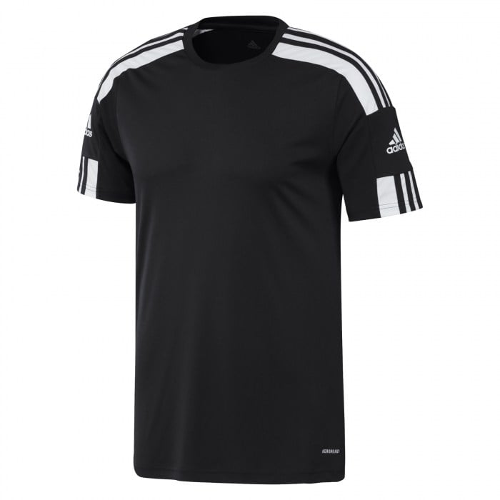 Adidas Squadra 21 Short Sleeve Shirt (M) Black-White