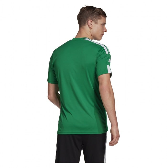 Adidas Squadra 21 Short Sleeve Shirt (M) Team Green-White