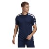 Adidas Squadra 21 Short Sleeve Shirt (M) Team Navy Blue-White