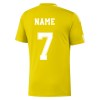 adidas Squadra 21 Short Sleeve Shirt (M) Team Yellow-White