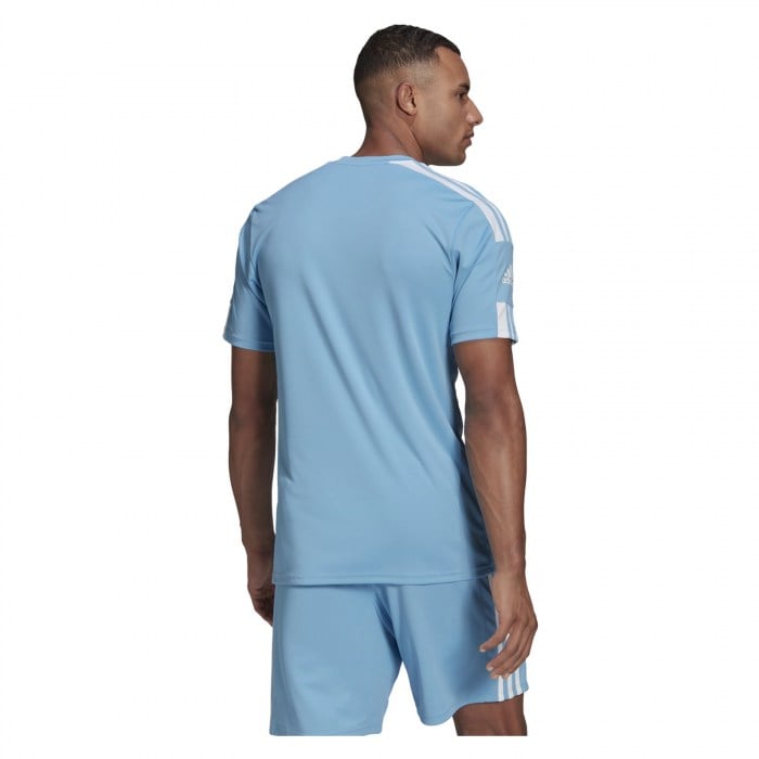 Adidas Squadra 21 Short Sleeve Shirt (M) Team Light Blue-White