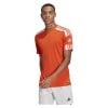 Adidas Squadra 21 Short Sleeve Shirt (M) Team Orange-White