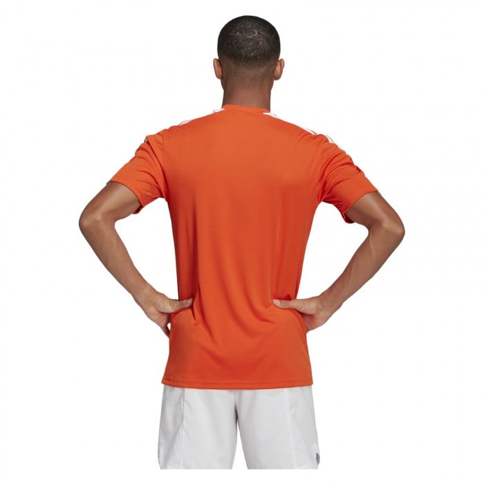 Adidas Squadra 21 Short Sleeve Shirt (M) Team Orange-White