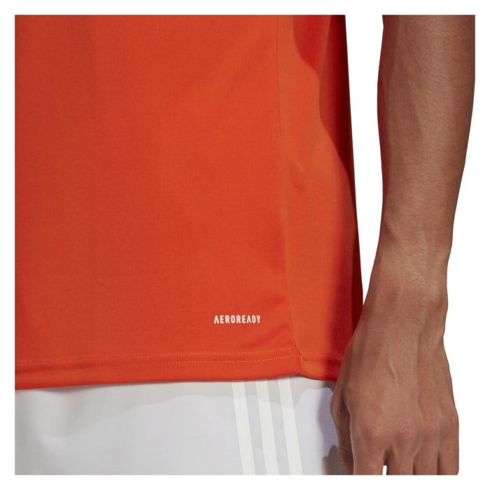 Adidas Squadra 21 Short Sleeve Shirt (M) Team Orange-White