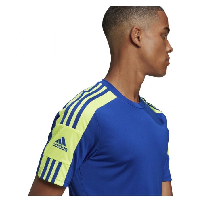 Adidas Squadra 21 Short Sleeve Shirt (M) Team Royal Blue-Team Solar Yellow