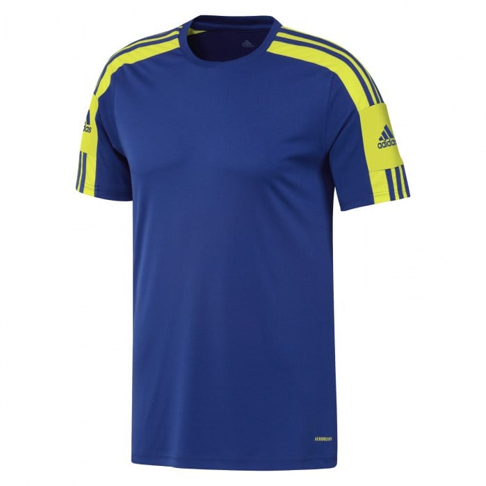 Adidas Squadra 21 Short Sleeve Shirt (M) Team Royal Blue-Team Solar Yellow