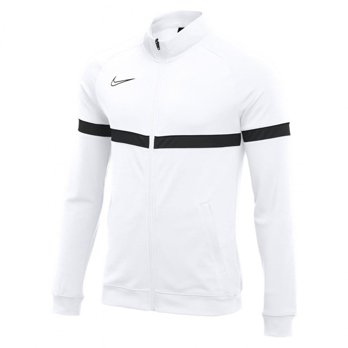 Nike Academy 21 Knit Track Jacket (M) White-Black-Black-Black