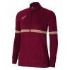 Nike Womens Academy 21 Knit Track Jacket (W) Team Red-White-Jersey Gold-White