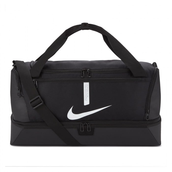 NIKE Brasilia Training Duffel Bag, Black/Black/White, X-Small