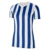 Nike Womens Striped Division IV Short Sleeve Shirt (W) White-Royal Blue-Black