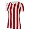 Nike Womens Striped Division IV Short Sleeve Shirt (W) White-University Red-Black