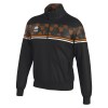 Errea Donovan Tracksuit Jacket (M) Black-Orange Fluo-White