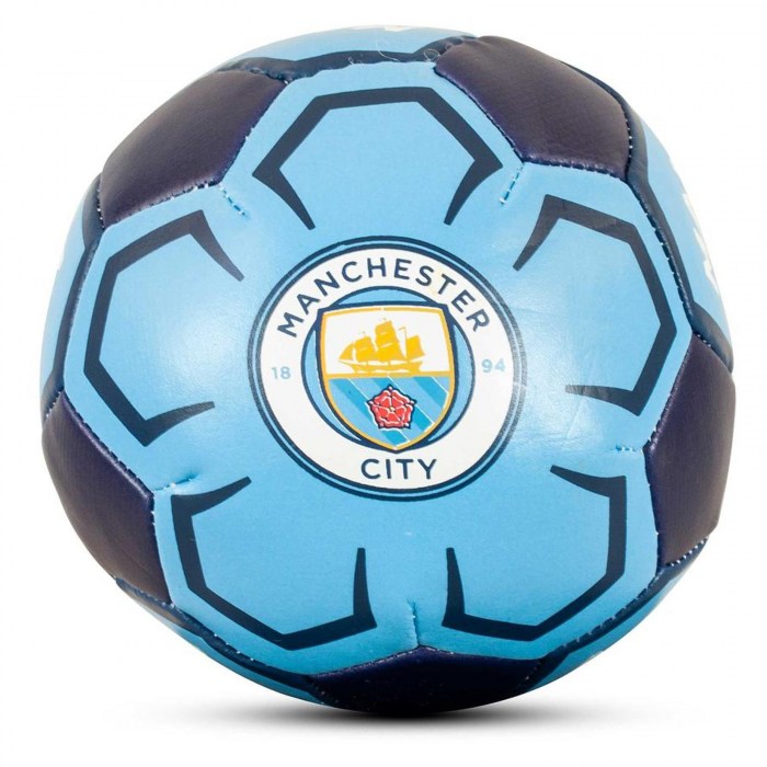 Man City Team Merchandise 4 Inch Soft Miniball