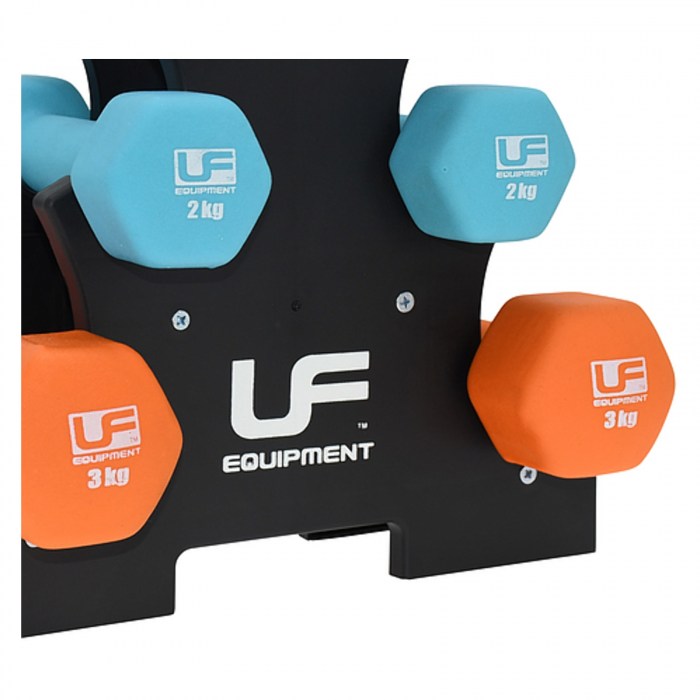 Urban-Fitness 12Kg Dumbbell Tree Set
