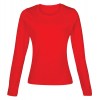 Womens Rhino baselayer long sleeve Red