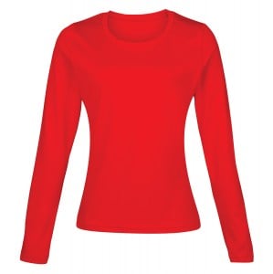 Womens Rhino baselayer long sleeve Red