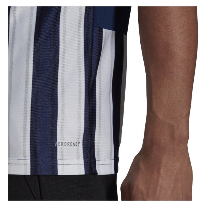 Adidas Striped 21 Jersey Team Navy Blue-White