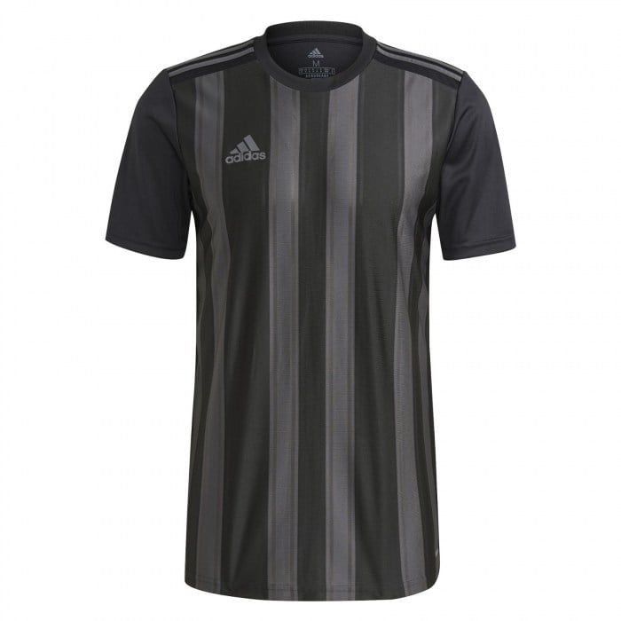 Adidas Striped 21 Jersey Black-Team Dark Grey