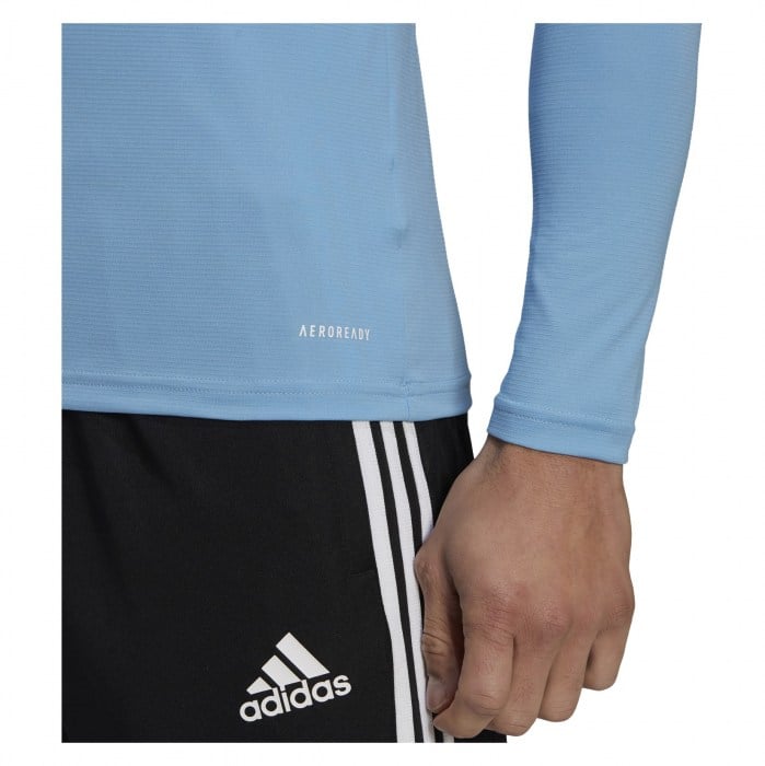 Adidas Long Sleeve Baselayer Tee Team Light Blue