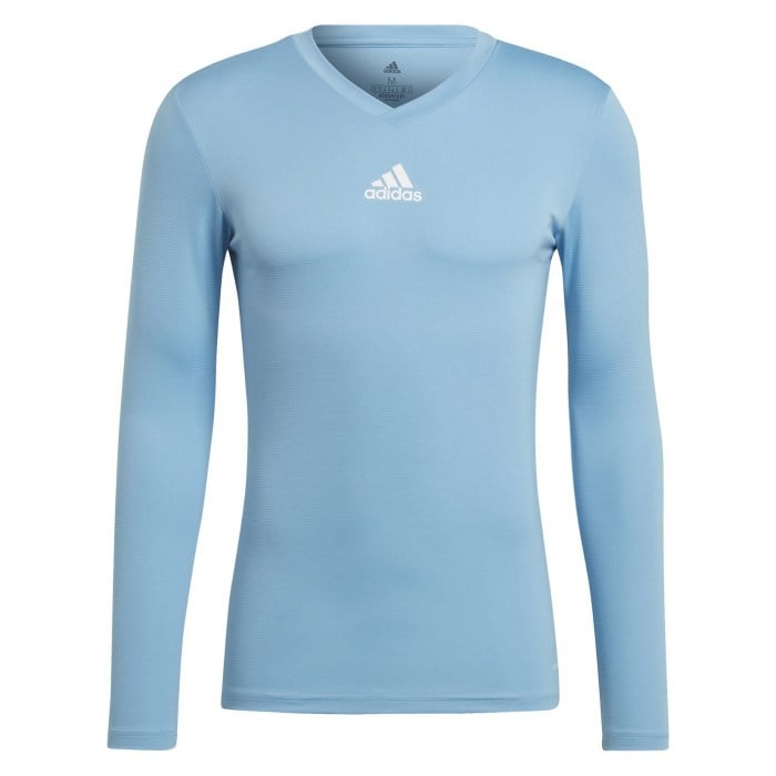 Adidas Long Sleeve Baselayer Tee Team Light Blue