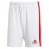 Adidas Squadra 21 Shorts (M) White-Team Power Red