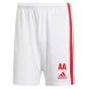 adidas Squadra 21 Shorts (M) White-Team Power Red