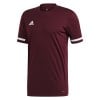 Adidas-LP Team 19 Short Sleeve Jersey (M) Maroon-White