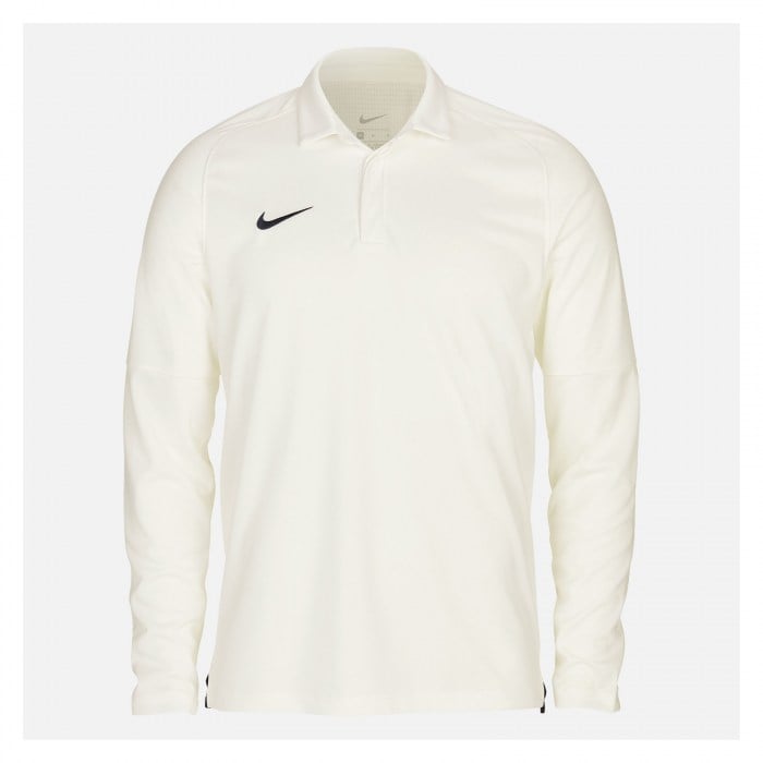 Neon-Nike Cricket Long Sleeve Game Polo