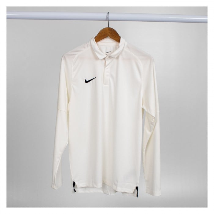 Neon-Nike Cricket Long Sleeve Game Polo