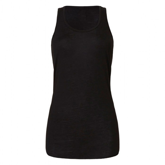 Womens Racerback Tank Top Black